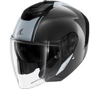 Shark RS Jet Carbon Skin, casco jet L male Negro/Gris
