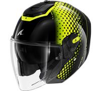 Casco Jet Shark RS JET STRIDE Black Yellow Silver