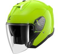 Casco Jet Shark SKWAL I3 JET BLANK Toxic Green Glossy