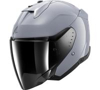 Casco Jet Shark SKWAL I3 JET DARK SHADOW Gun Silver