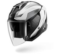 Casco Jet Shark SKWAL i3 JET MEKARIUM Black Chrom White