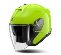 Shark Skwal i3 Jet Blank Casco Jet, verde, tamaño S para Hombres