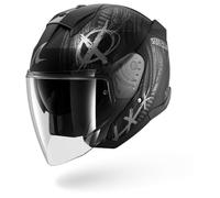 Casco Jet Shark SKWAL JET SHIEVER Mat Black Anthracite Silver