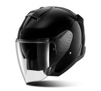 Shark Skwal Jet Blank, casco abierto S female Negro