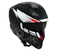Casco Jet Suomy Armor Hi Volt Negro mate/BlancoS Negro mate,Blanco