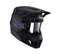 Leatt 7.5 S24 Stealt, casco cruzado L male Negro/Gris