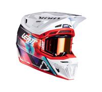 Casco Kit Moto 8.5 con Gafas Velocity 5.5 Leatt