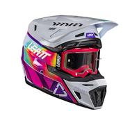 Casco Kit Moto 8.5 con Gafas Velocity 5.5 Leatt