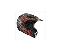 CASCO LAZER MX7 HOTROD NEGRO ROJO MATE KEVLAR CARBONO TRICOMPOSITE - Color: ROJO, Talla: Talla L