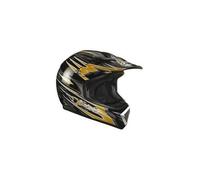CASCO LAZER MX7 HOTROD ORO GOLD KEVLAR CARBONO TRICOMPOSITE - Color: AMARILLO, Talla: Talla L