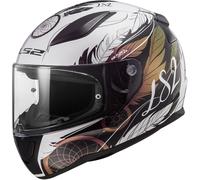 Casco LS2 FF353 Rapid II Boho Blanco-negro-rosa XS