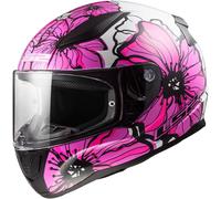 Casco LS2 FF353 Rapid II Poppies Rosa M