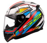 Casco LS2 FF353 Rapid II Xdron Blanco y naranja nen L
