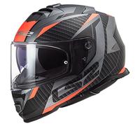 Casco LS2 FF800 Storm II Racer Mate-Titanio y naranja L