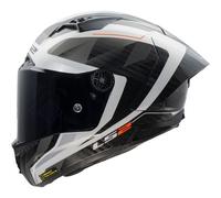 Casco LS2 FF805 Thunder GP Aero Raute Blanco y gris S