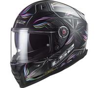 Casco LS2 FF811 Vector II Tropical Negro y blanco S