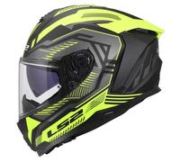 Casco LS2 FF817 Challenger II Dravix Amarillo fluor L