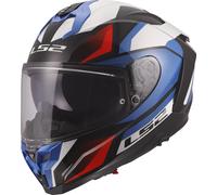 Casco LS2 FF817 Challenger II Viper, blanco/azul/rojo, XL (61/62)