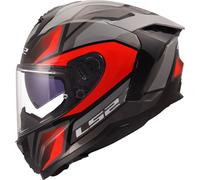 LS2, Casco Moto Integral CHALLENGER II VIPER Grey Red, S