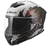 LS2 Helmets Casco Integral FF820 Rapid III Boho Blanco/Negro/Rosa Talla S