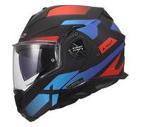 LS2, Casco Moto Modular ADVANT X NOVA Black Red Blue, L