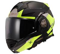 casco ls2 ff901 advant x oblivion ii - negro mate / amarillo L