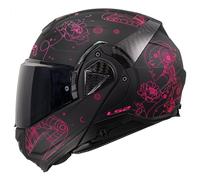 LS2, Casco Moto Modular ADVANT II SOPHIA Black Pink, L