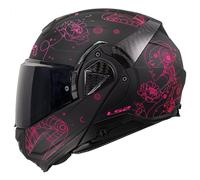 Casco LS2 FF910 Advant II Sophia Mate-Negro y rosa XS