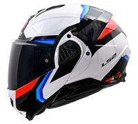 Casco LS2 FF910 Advant II Triple Blanco-azul-rojo S