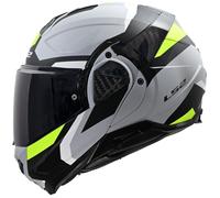 LS2 FF910 Advant II Triple Casco, gris-amarillo, tamaño M para Hombres