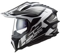 Casco LS2 MX701 Explorer Alter Mate-Negro y blanco S
