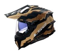 Casco LS2 MX701 Explorer C Trick Mate-Marrón y arena M