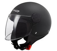 LS2 OF558 Sphere II Solid Casco Jet, negro, tamaño XS para Hombres