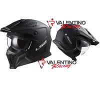 LS2, Casco Moto Jet/Modular Drifter Solid Matt Black, L