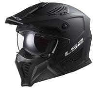 LS2 OF606 Drifter Solid Casco de motocross, negro, tamaño M
