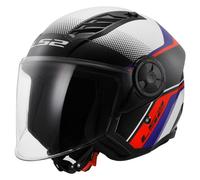 Casco LS2 OF616 Airflow II Rush : Color - Blanco-azul-rojo, Tallas Cascos - 3XL Blanco-azul-rojo 3XL