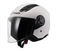Casco LS2 OF616 Airflow II Sólido Blanco Brillante Nueva Homologación