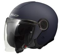 LS2 OF620 Classy Solid Casco Jet, azul, tamaño M para Hombres