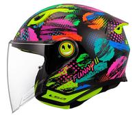 LS2 OF622 Funny II Joy Casco Jet para niños, multicolor, tamaño L