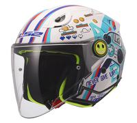 Casco LS2 OF622 Funny II Next Level Blanco S