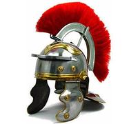 Casco medieval de centurión romano para soldado, casco de guerra espartana, casco LARP Armor para cosplay, casco de metal Centurion Trooper para Halloween