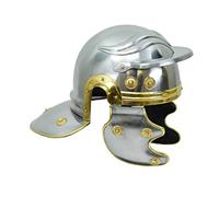 Casco medieval de centurión romano soldado espartano portátil casco LARP disfraz cosplay metal centurión soldado casco Halloween