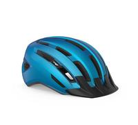 Casco Met Downtown Azul Brillo T.M/L 58-61