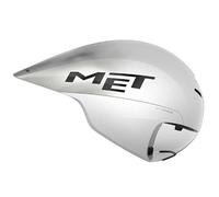 CASCO MET DRONE WIDE BODY II BLANCO METAL.BRILLO L