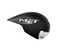Casco MET Drone Wide Body II Negro Metalico Brillo, Talla M (55-58 cm)