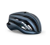 MET Trenta MIPS Perforamce Casco de Ciclismo de Carretera, Color Azul Marino Mate, Talla 56-58 cm