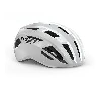 Casco Met Vinci Mips Blanco Plata Brillo, Talla S (52-56 cm)
