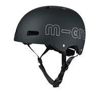 Casco Micro® v2 - Ultraligero 320gr, Luz Seguridad, Casco y Almohadilla Interior de una Sola Pieza (Talla M Adulto (54-58 cm), Negro)
