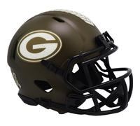 Casco Mini Speed Alternativo Saludo Al Servicio De Los Green Bay Packers