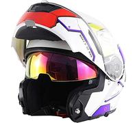 Casco Modular Abatible Para Motocicleta Doble Lente Antiniebla Casco De Moto De Cara Completa Casco De Carreras Para Hombres Mujeres DOT/ECE Casco De Motocross Para Adultos Four Seasons,5,4XL